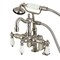 Kingston Brass CC6017T8 Clawfoot Tub Faucet with Hand Shower, Brushed Nickel CC6017T8 - alternate 1